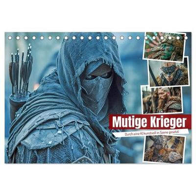 Mutige Krieger (Tischkalender 2027 DIN A5 quer), CALVENDO Monatskalender