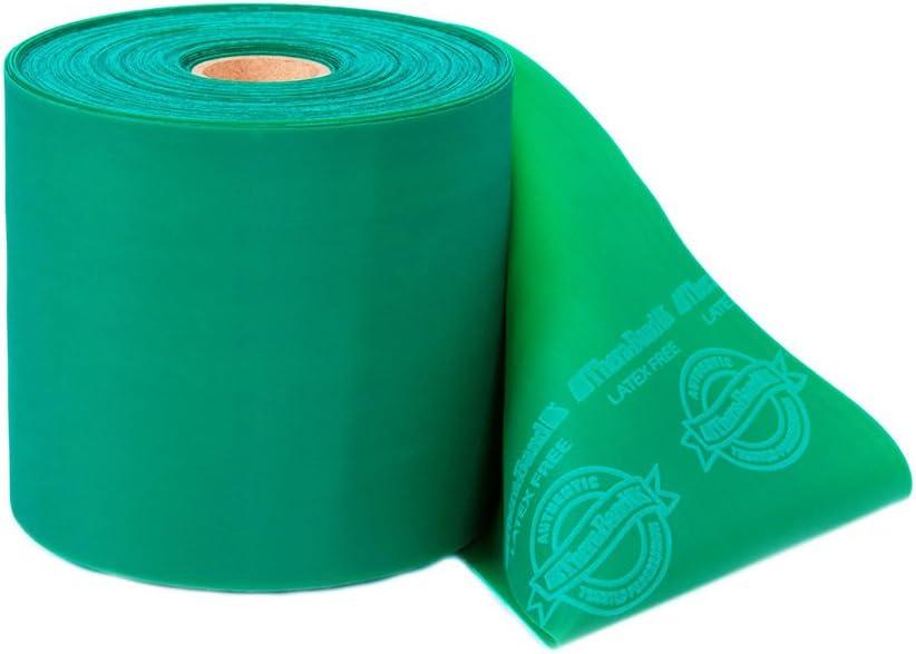 Latexfreies Übungsband, 45 m, 45 cm, grün, schwer, Einheitsgröße