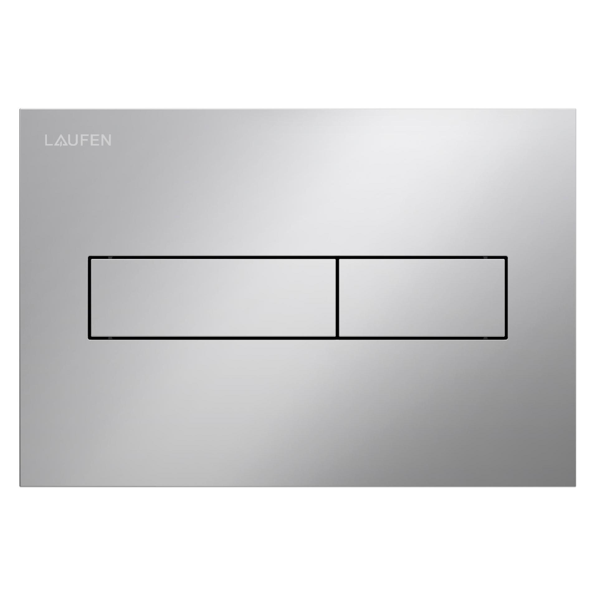 Laufen INEO Plaque de déclenchement Horizon, pour élément de WC, commande à deux quantités, H9001110070001 (H9001110070001)
