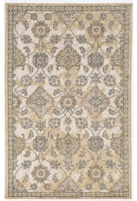 Copper Grove Wool Distressed Traditional Ivory Area Rug