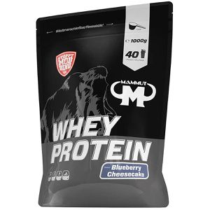 Mammut Proteinpulver Whey Protein, 1 kg, 26 g Protein je Portion (25 g), Blueberry Cheesecake