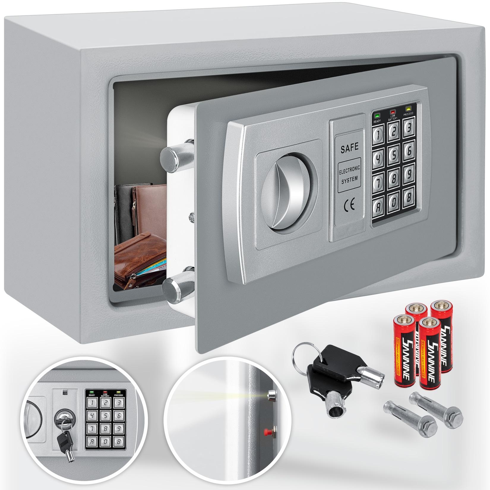 KESSER® Tresor Safe Elektronik-Zahlenschloss 31x20x20cm LED-Anzeige Stahlbolzen
