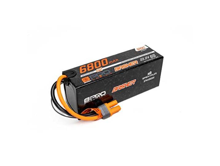 Spektrum 22.2V 6800mAh 6S 120C Smart G2 Pro Basher LiPo Battery: IC5