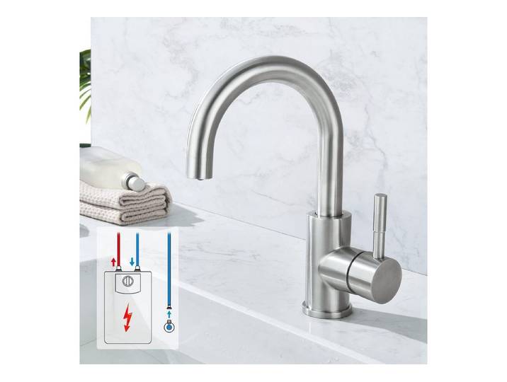 LuxusKollektion Küchenarmatur Niederdruck Armatur 360° drehbar (1-St)