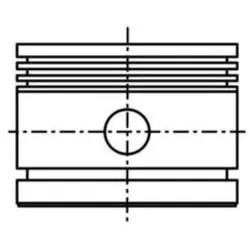 Kolben MAHLE 592 46 00