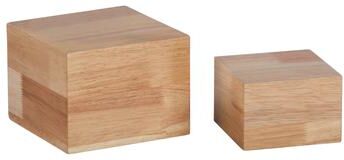 Tripar Wood Risers or Containers - Set of 2