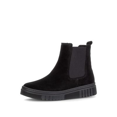 Chelseaboots GABOR "Chelsea Boot", Damen, Gr. 35, schwarz, Schuhe Chelseaboots