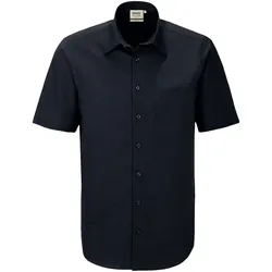 Herren Hemd 1/2 Arm "Performance" 122 - 4XL - schwarz