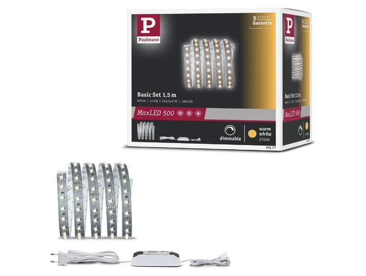 Paulmann MaxLED 500 LED Strip Warmweiß Basisset