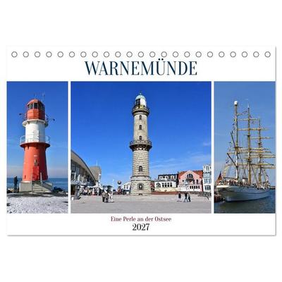 WARNEMÜNDE (Tischkalender 2027 DIN A5 quer), CALVENDO Monatskalender