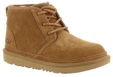 UGG Neumel II (Boys' Toddler-Youth) Casual in Chestnut, Size 6 Youth M, Leather