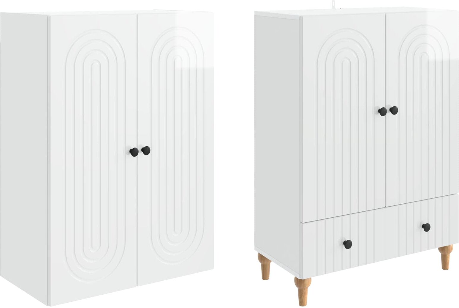 vidaXL Ensemble de Meubles 2 pc Bois d'ingénierie
