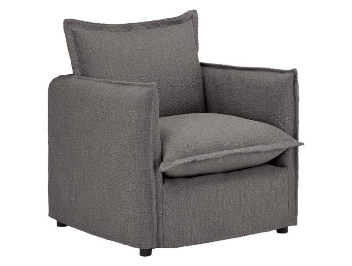 Livetastic Hussen-Sessel, Grau, Metall, 120x82x98 cm, Made in EU, Wohnzimmer, Sessel, Polstersessel