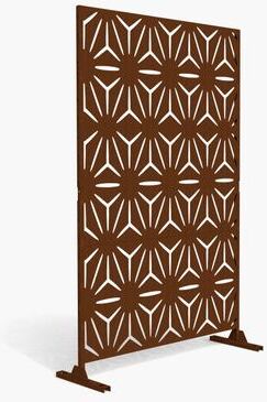 Uixe Free Standing Decorative Outdoor Privacy Screen