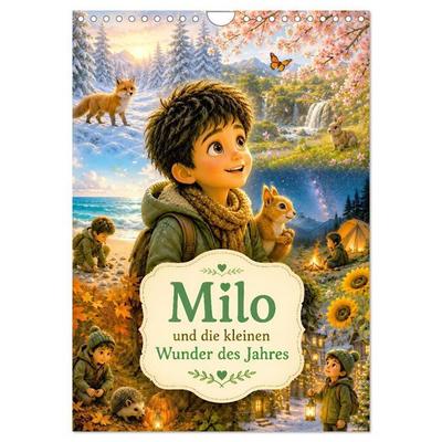 Milo und die kleien Wunder des Jahres (Wandkalender 2027 DIN A4 hoch), CALVENDO Monatskalender