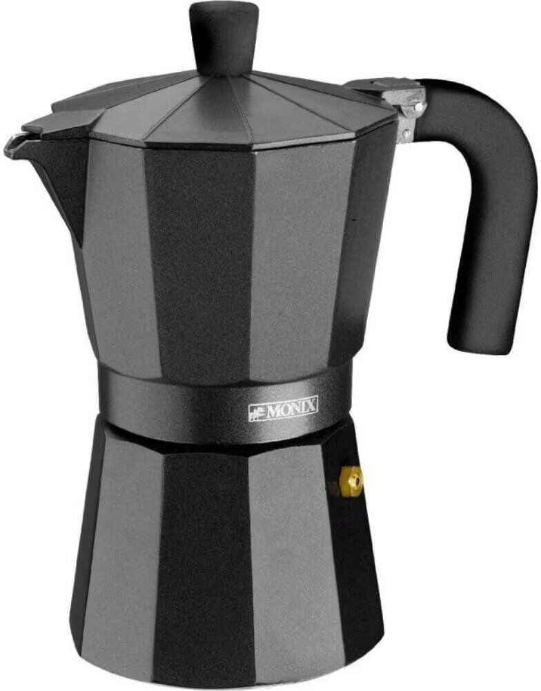 Monix Cafetera Italiana Noir M640006 De 6 Tazas Negro 6 Tazas Unisex