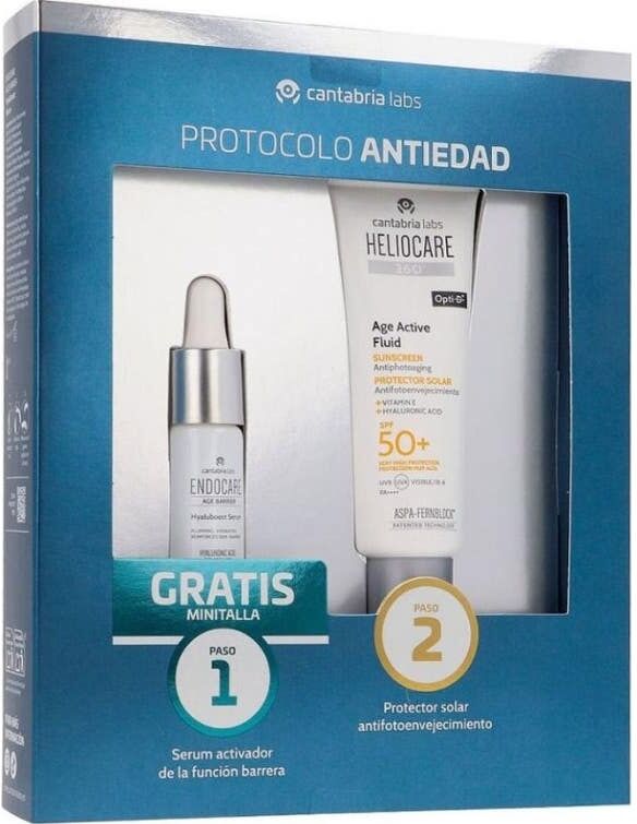 Cantabria Labs Pack Heliocare Age Active Fluid + Endocare Serum
