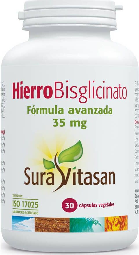 Sura Vitasan Hierro Bisglicinato 30 caps