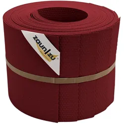 zaun zu® Sichtschutzstreifen Delux-P Einzelstreifen Wabenstruktur Bordeauxrot 10x 2,55m