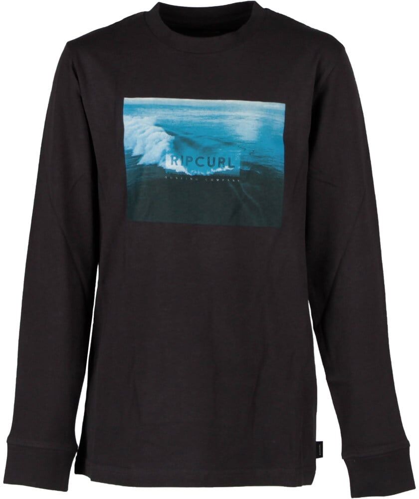 Rip Curl sunset line camiseta manga larga niño Negro (8)