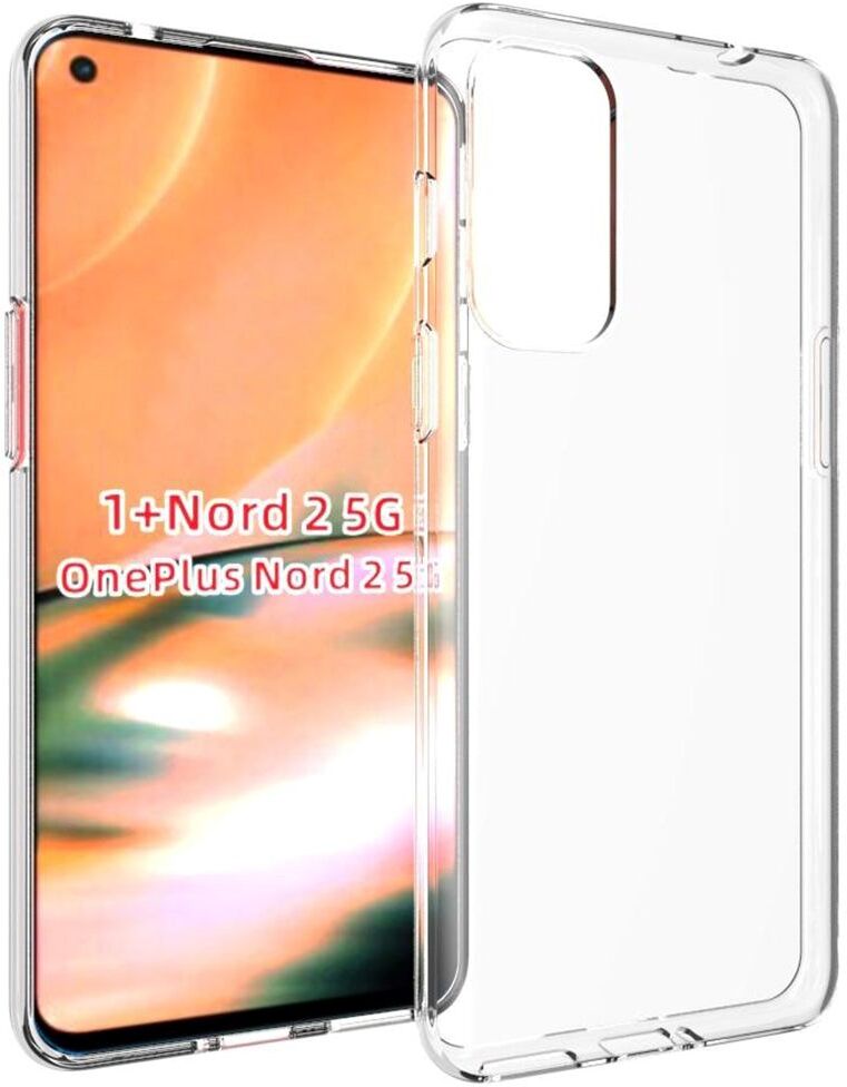 INCOVER OnePlus Nord 2 (5G) Neutralt Fleksibelt Plastik Cover - Gennemsigtig