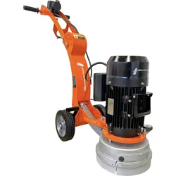 Betonschleifer Ø 250 mm, Bodenschleifmaschine mit Absaugung, Estrichschleifer für Beton/Asphalt/Hartböden, Nass & Trocken | BSM-250/E-PRO