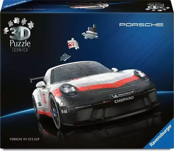 Ravensburger 3D Puzzle Iconics: Porsche 911 GT3 Cup