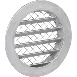 Wetterschutzgitter rund. Aluminium DN 200