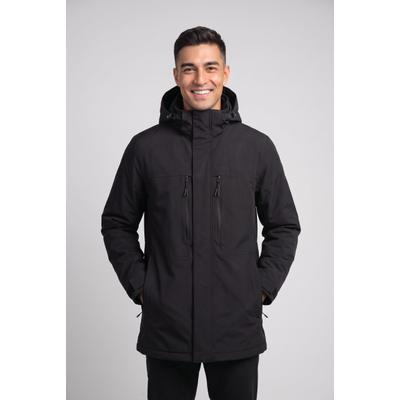 Funktionsjacke ICEPEAK "ICEPEAK ALSTON", Herren, Gr. 60, schwarz (basic schwarz), Obermaterial: 100% Polyester. Futter: 100% Polyester. Wattierung: 100% Polyester, Jacken Funktionsjacke, Funktionsjacke für den Outdoorbereich, sportlicher Stil, aus...
