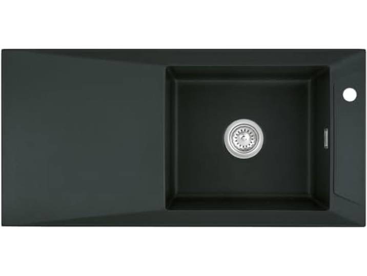 KeraDomo Spüle SIRO 100 EIBE mit Handbetätigung
