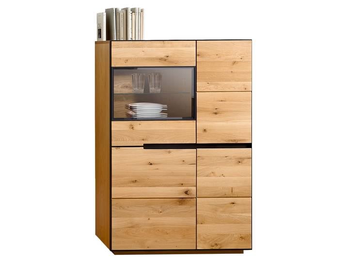 Linea Natura Highboard KELIO, eiche, Massivholz
