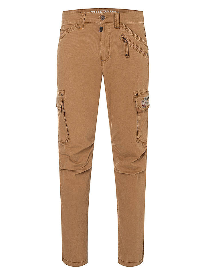 Timezone Cargohose "Roger" in Hellbraun - W32/L30