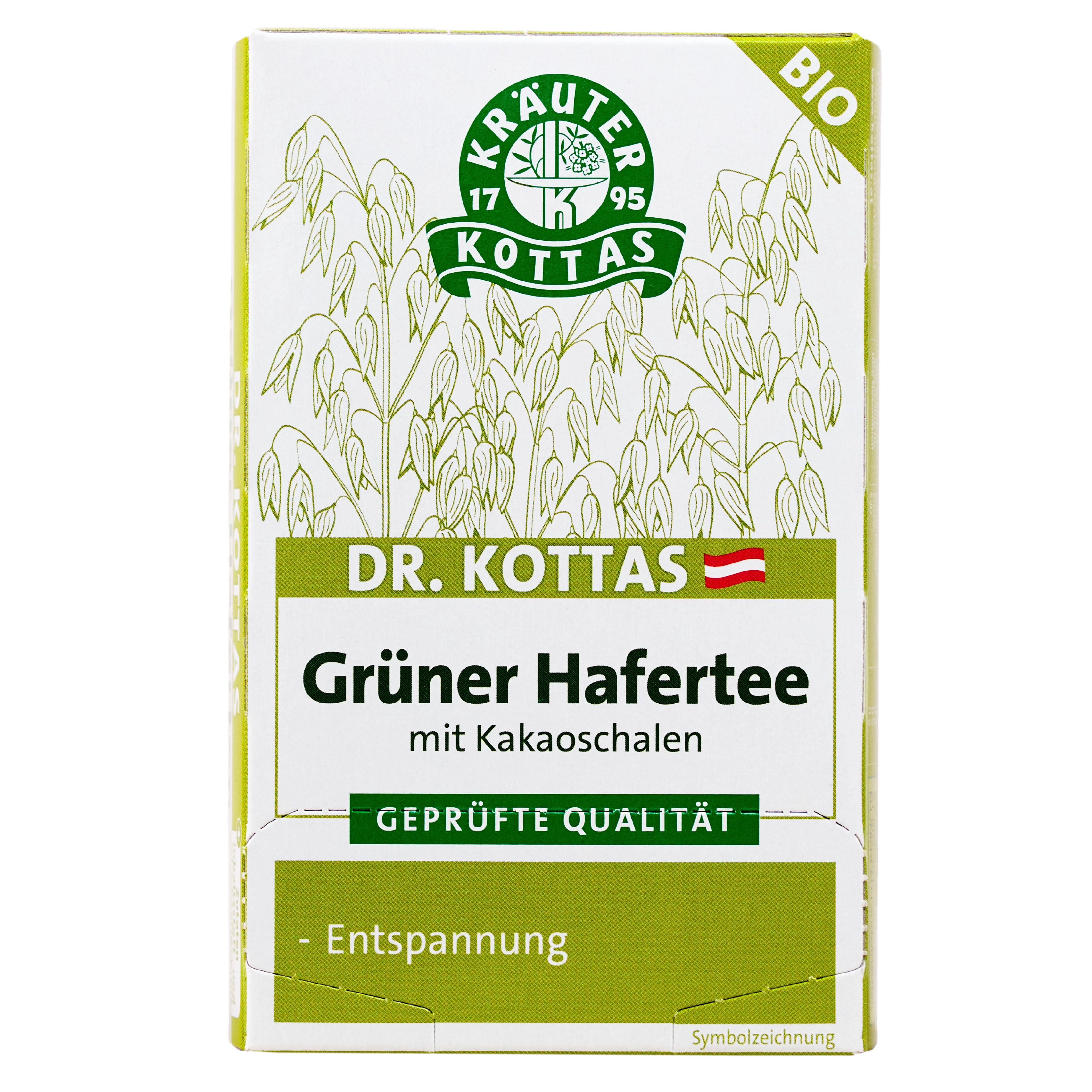Kottas Dr.tee Gruener-Hafer Bio 20 St Filterbeutel