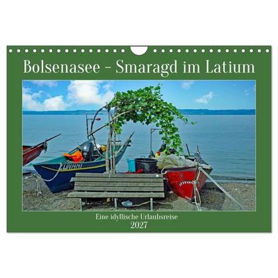 Bolsenasee Smaragd im Latium (Wandkalender 2027 DIN A4 quer), CALVENDO Monatskalender