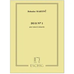 Duo Nr. 1 pour violon et violoncelle, 2 Stimmen, Fachbücher von Bohuslav Martinů, Bohuslav Martinu