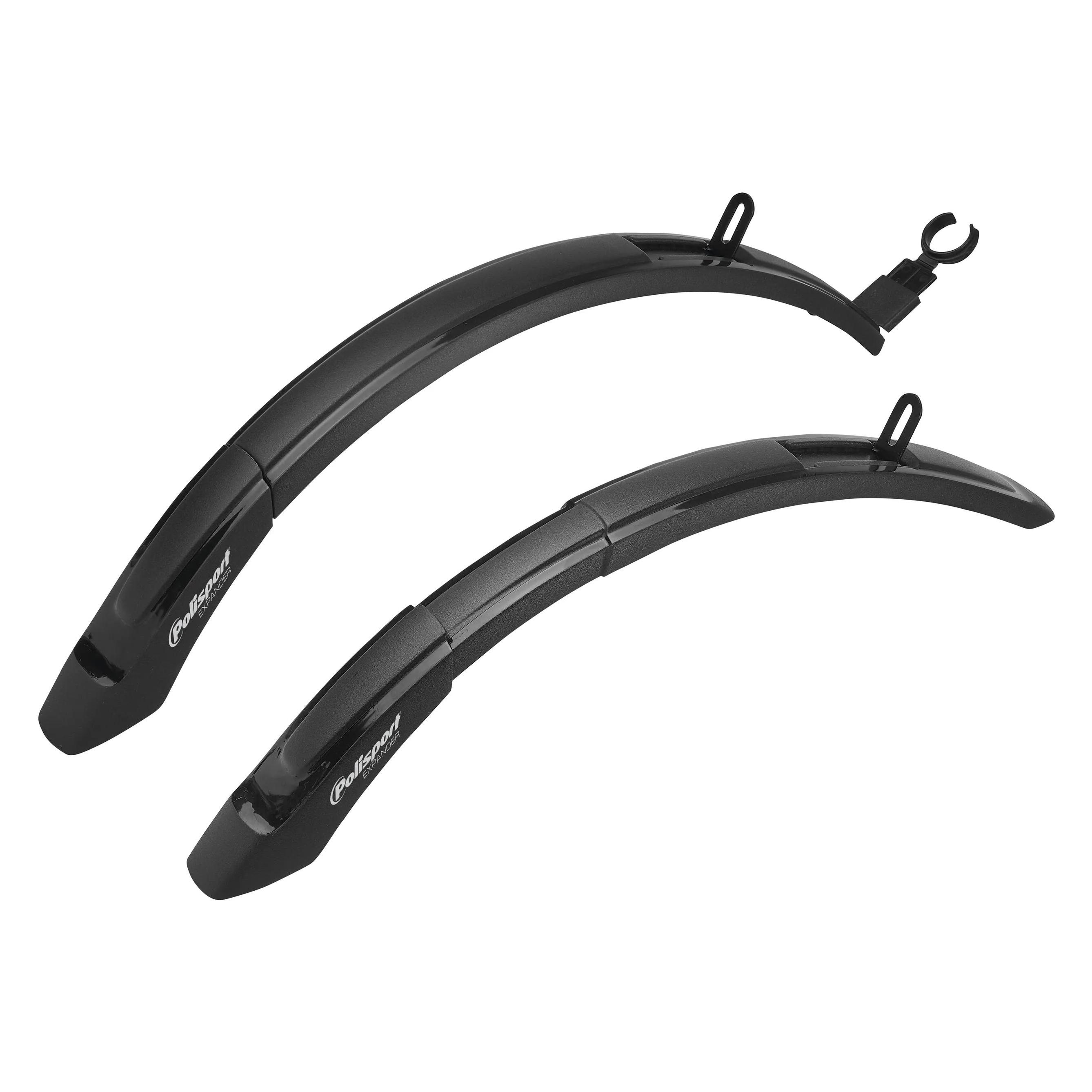 Polisport Expander Steckradschutzgarnitur Schwarz Einheitsgrösse (Schutzblech Set) (8623800001)