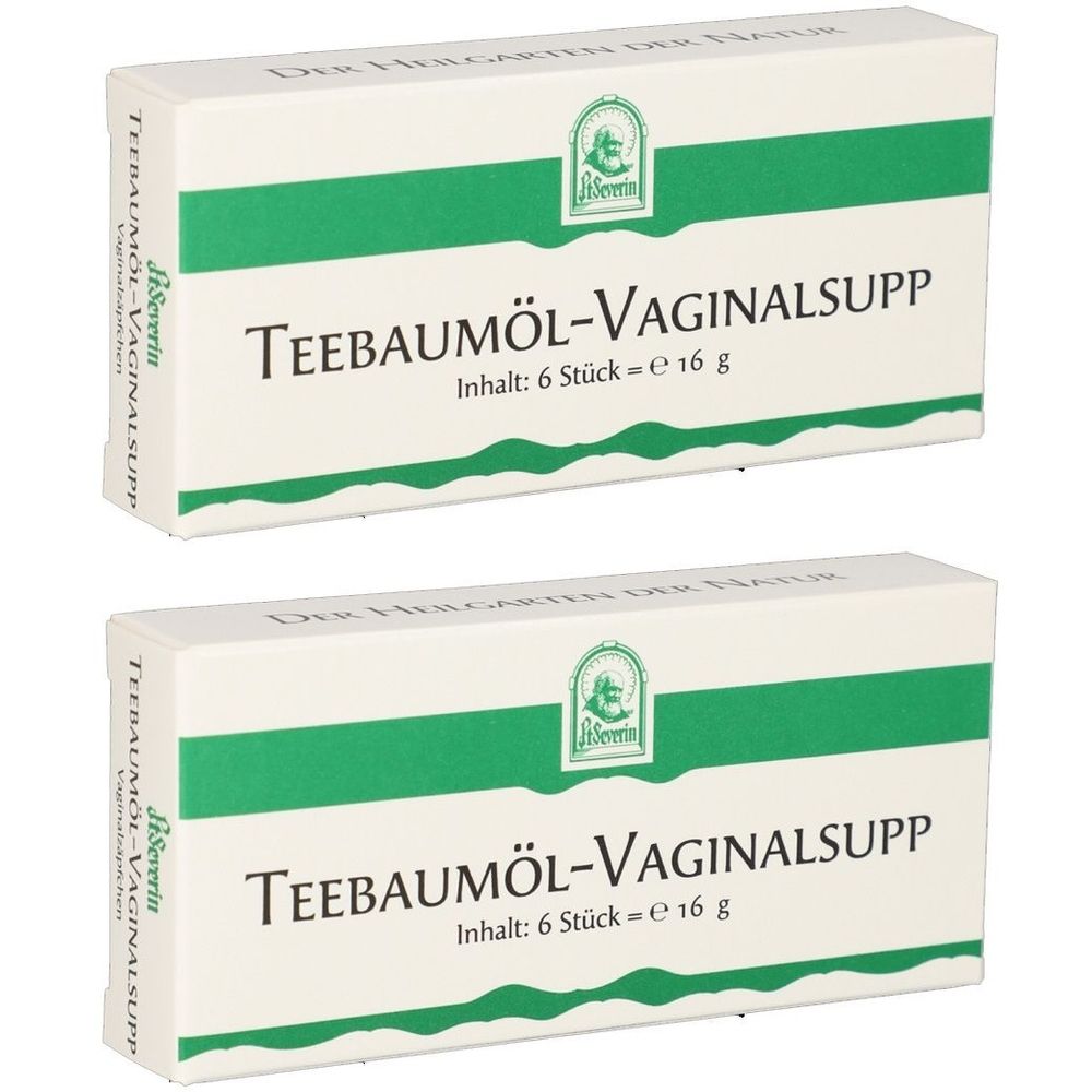 Teebaumoel x2 2x12 St Vaginalsuppositorien