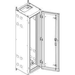 ABN NT18E Wandgehäuse geerdet IP55 BxHxT: 340x1290x340mm