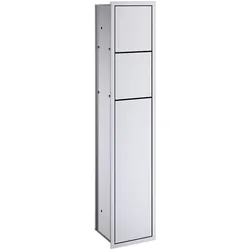 emco asis module 150 WC-Modul-Unterputzmodell, Türanschlag rechts, Aluminium, 978305052