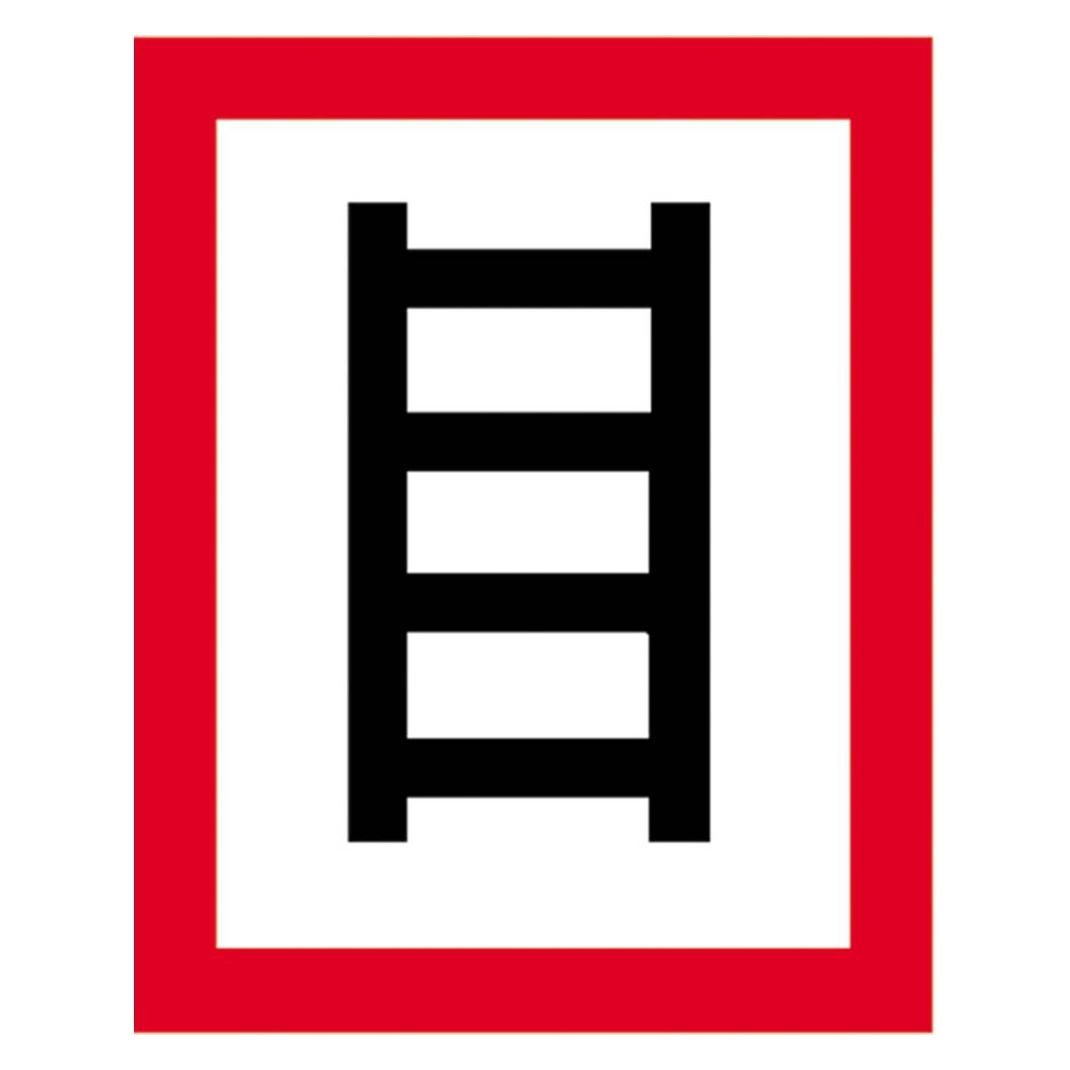 SafetyMarking Hinweisschild für die Feuerwehr Hinweisschild auf geeignete Stelle zum Anleitern (21.2692)