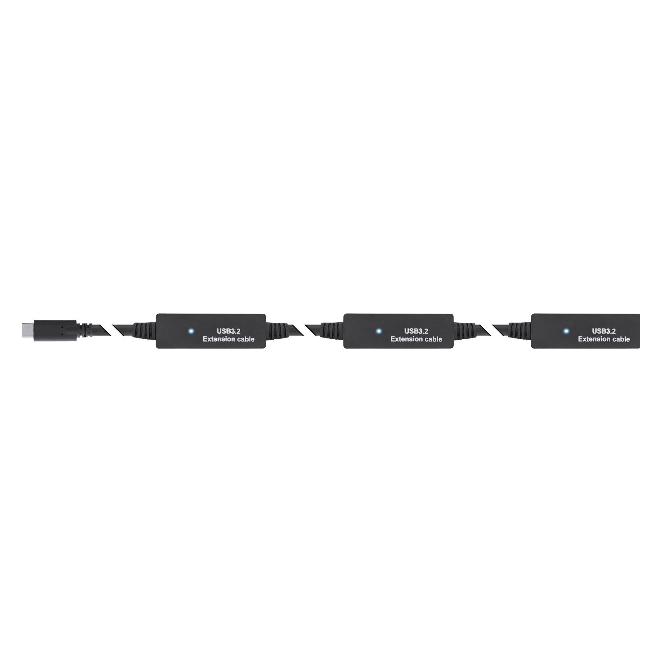 InLine USB 3.2 Gen.1 Aktiv-Verlängerung (15 m, USB 3.2 Gen 1) (35656D)