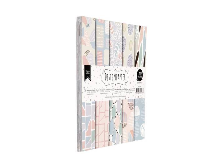 I AM Creative Design Papier Set Graphik 15.2 × 15.2 cm 50 Stück