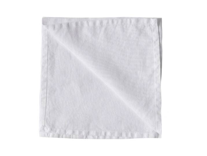 Tell Me More Serviette Washed linen Blanchi blanc