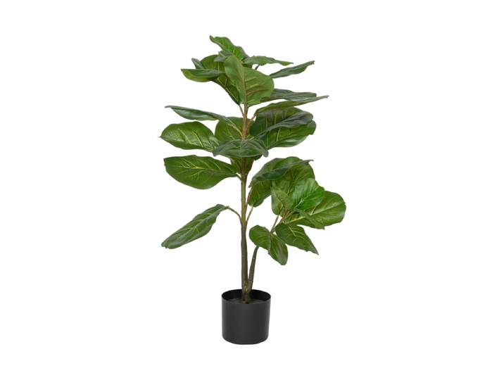 Lebensechte Kunstpflanze „Ficus Lyrata Tree“, verschiedene Grössen Grün Baq Design