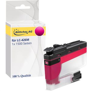 kompatibel für Brother LC-426M, 1500 Seiten, magenta, Tinte