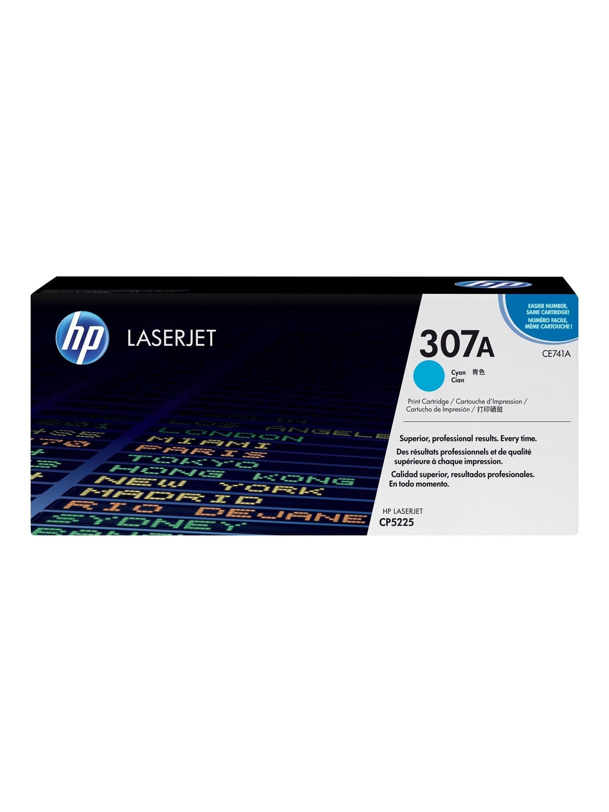 HP 307A / CE741A Cyan Toner - Tonerpatrone Cyan