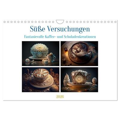 Süße Versuchungen (Wandkalender 2026 DIN A4 quer), CALVENDO Monatskalender