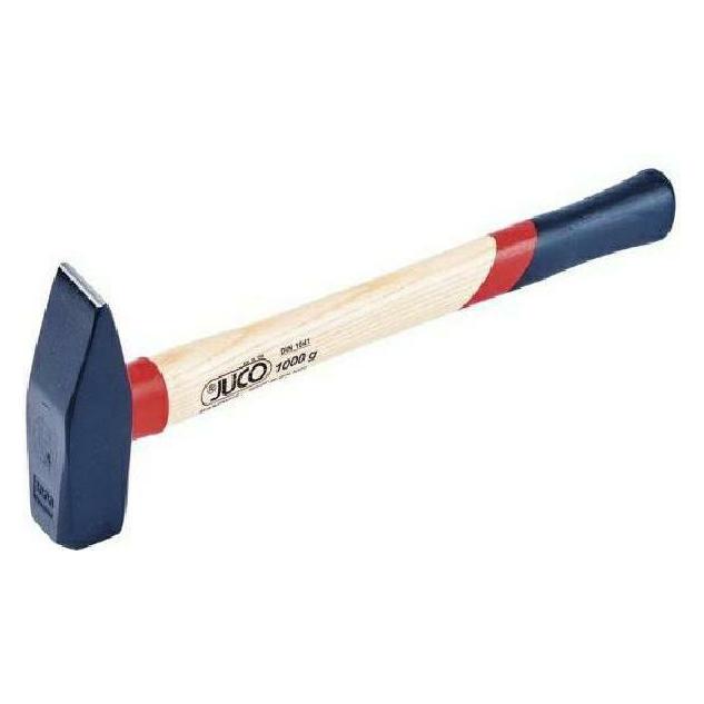 Jucon Schlosserhammer mit Holzstiel 700g (M1053) (700 g) (M1053)