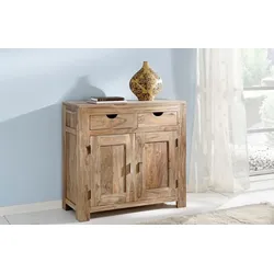 WOLFMÖBEL Kommode Yoga Holz Braun Sheesham