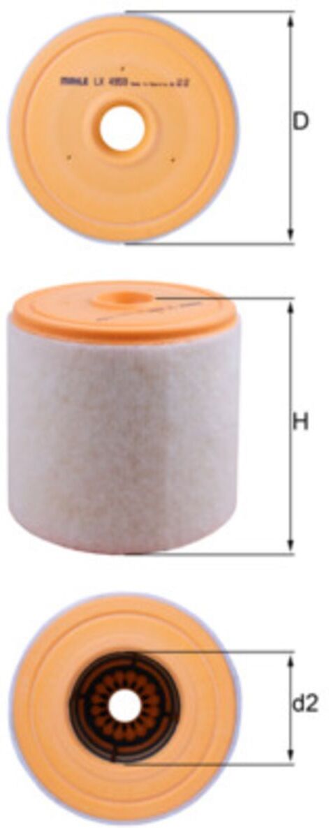 Luftfilter MAHLE KNECHT LX 4959